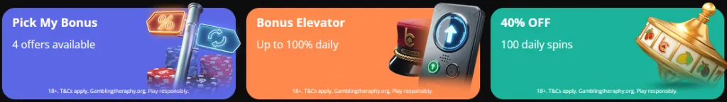 Daily bonus bCasino Casino